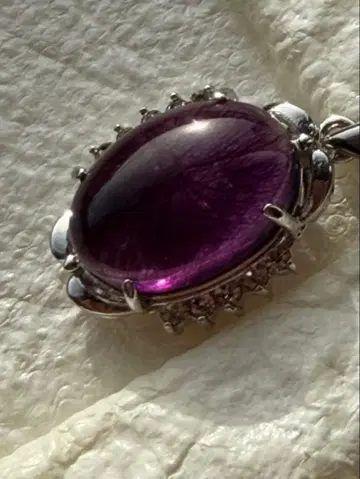 자수정 실버 925 목걸이