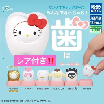 산리오 캐릭터즈 모두 함께 되자! -치아- 전 6종 레어 포함