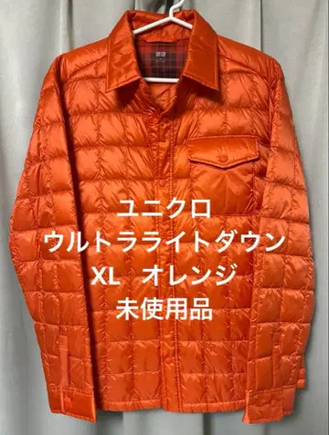유니클로 울트라 라이트 다운 자켓 XL 오렌지