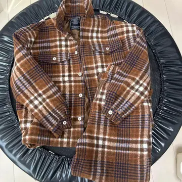 candystripper 브라운 체크 무늬 셋업 레어 캔스파