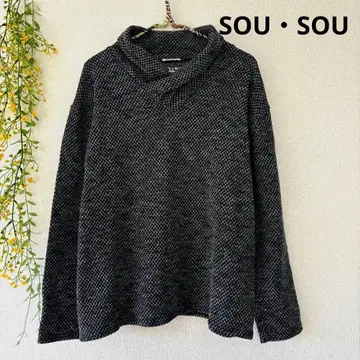 SOU SOU 옷깃말 지반 벌집 짜임 M 소우소우