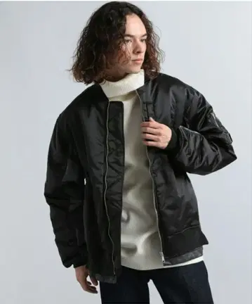 HARE 사이드 ZIP 레이어드 MA-1