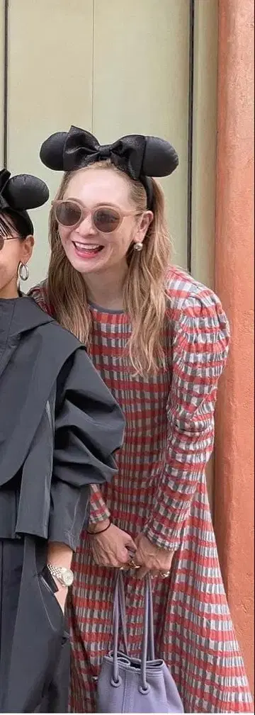 아메리 체크 원피스