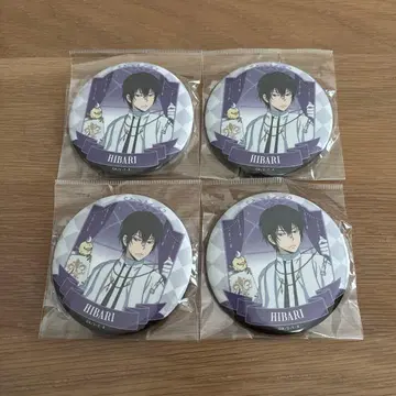 가정교사 히트맨 REBORN! 리본 히바리 쿄야 럭키 캔뱃지 복권
