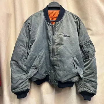 80s ALPHA INDUSTRIES MA-1 플라이트 자켓 알파
