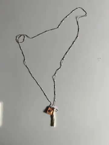 SEE REAL FLOWERS 비즈와 태슬의 목걸이