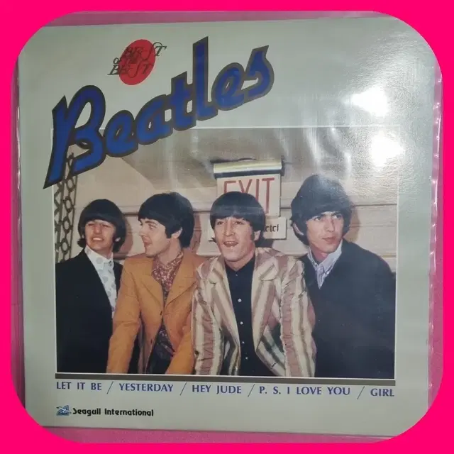 비틀즈 베스트 앨범 Seagull International  LP M/M