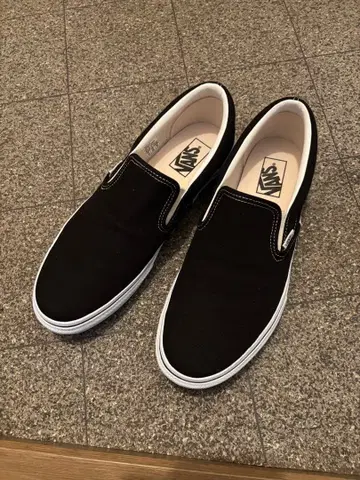 Vans 블랙 슬립온