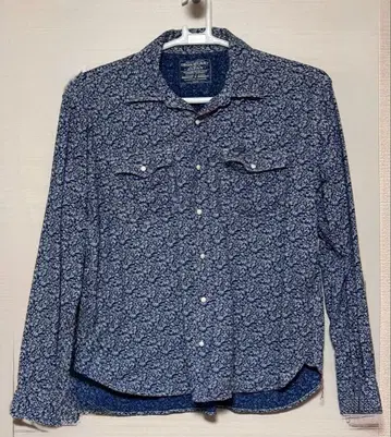 IRON HEART 인디고 웨스턴 셔츠 사이즈 XXXL