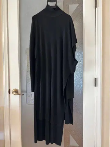 스타일 믹서기 니트 레이어드 원피스