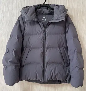 UNIQLO 후드 부착 다운 자켓 M 사이즈