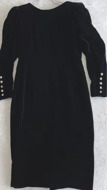 GENETVIVIEN 블랙 벨벳 원피스 파티 드레스