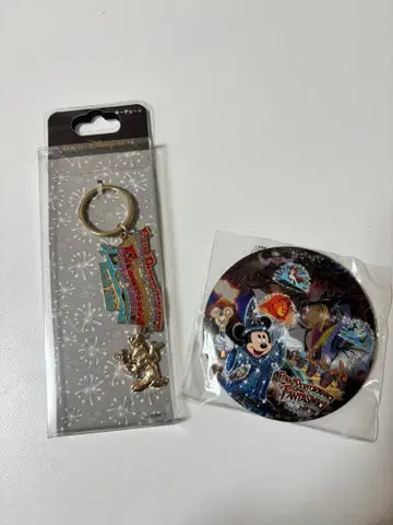 [ 미사용 새상품 ] 디즈니씨 판타즈믹 캔뱃지 키체인