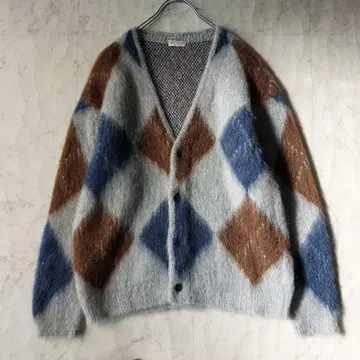 뷰티 앤 유스 모헤어 믹스 샤기 니트 가디건 M