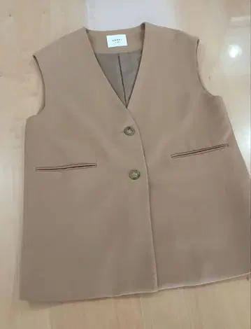 컨디션 최상 ameri vintage 지레 베스트 베이지 아메리빈티지