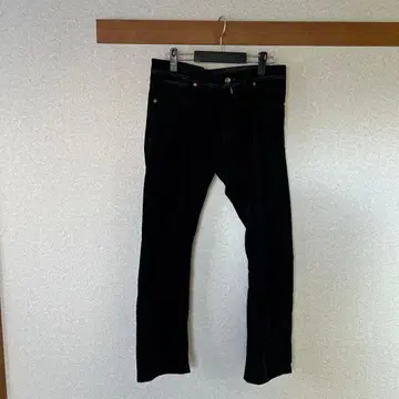 블랙 슬림핏 팬츠