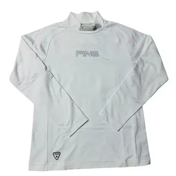 [ PING ] 여성용 긴팔 하이넥 셔츠 L 화이트
