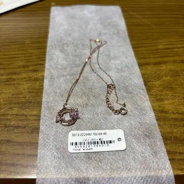 플로럴 리스 디자인 목걸이