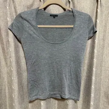 y112310 theory 상의 블라우스 캐시미어 실크 그레이 2