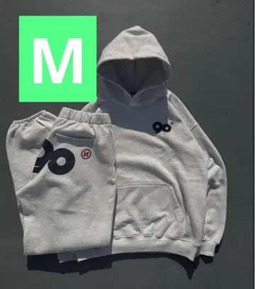 그레이 M 사이즈 후디 세트