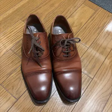 REGAL 122R 브라운 가죽 윙팁 드레스 신발