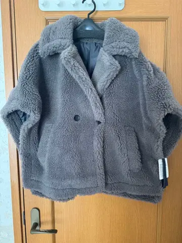 seven fairy 구매 상품 (로브) 그레이 테디베어 자켓