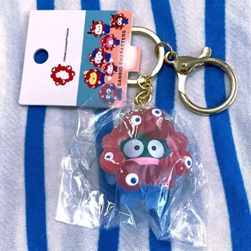 산리오 미야쿠미야쿠 [ 한교동 입체 마스코트 클리어 컬러 키링 ]