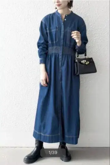 ships any 데님 원피스