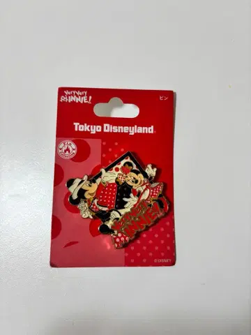 [ 미사용 새상품 ] 디즈니랜드 베리베리미니 베리미니 핀 배지