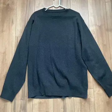다크 그레이 XL 스웨터 무인양품
