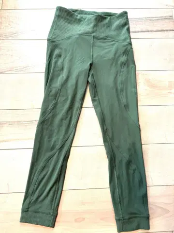 Lululemon 레깅스 올리브 그린