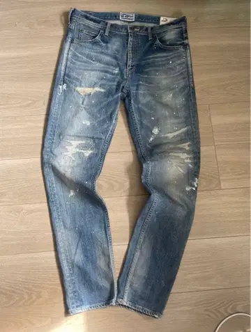 밥슨 래틀랩 콜라보 데미지 진 데님