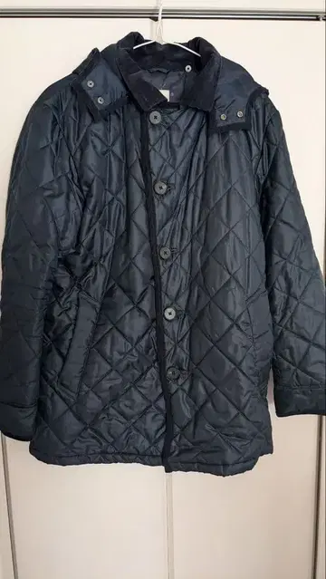 ORIHICA GARAGE 네이비 퀼팅 자켓