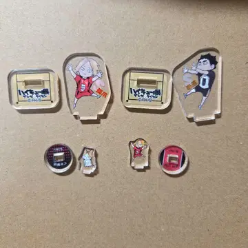 하이큐!! mini 아크릴 피규어 아카아시 케이지 코즈메 켄마 포토 카드