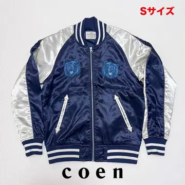 coen 새틴 스카잔 S 사이즈 네이비