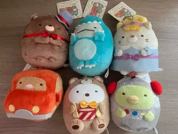 스미코구라시 볼 체인 포함 봉제 인형 총 6종 세트