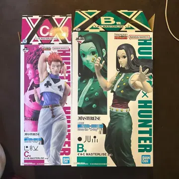HUNTER x HUNTER 제일복권 피규어 빈 박스 히소카 이르미 세트