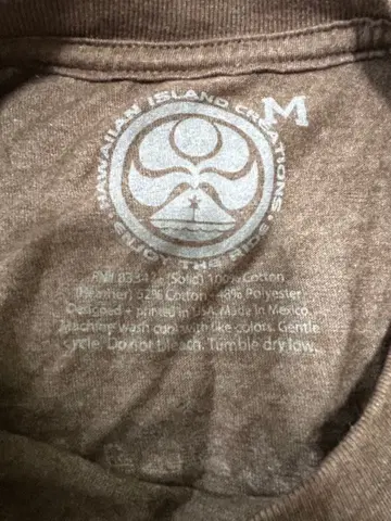 하와이안 아일랜드 크리에이션즈 T셔츠 M 사이즈