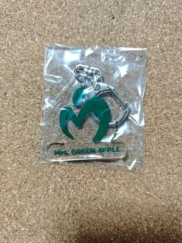 Mrs. GREEN APPLE 로고 키링 미세스 unity