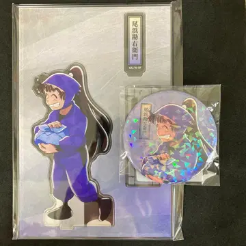 닌타마 란타로 오하마 칸우에몬 아크릴 스탠드 캔뱃지 마루이 팝업