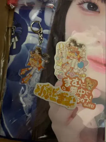 iLiFE! 코구마 마무 무도관 굿즈 세트 키링 스티커