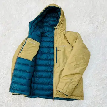 몽벨 콜로라도 후드티 Men's L 베이지 x 블루 계열 리버서블