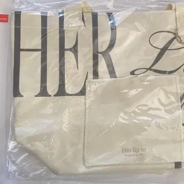 Her lip to DAILY LOGO TOTE 나고야 monotone