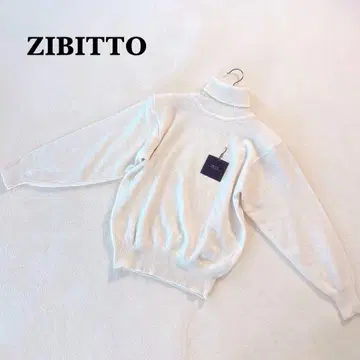 택 포함 미사용품 지비트 터틀넥 스웨터 M 정가 6900엔