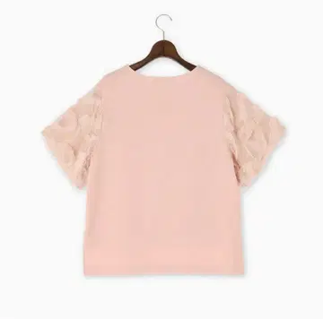 브라만 조젯 도킹 상의 핑크