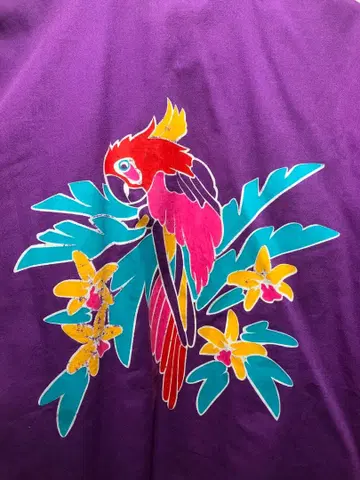 USA제 퍼플 반팔 셔츠 L 사이즈