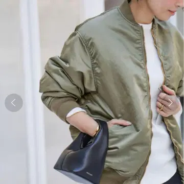 Deuxieme Classe 충전솜 military 블루종