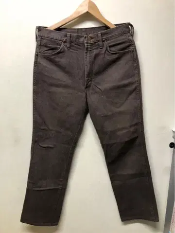 Wrangler 랭글러 다크 브라운 데님 팬츠