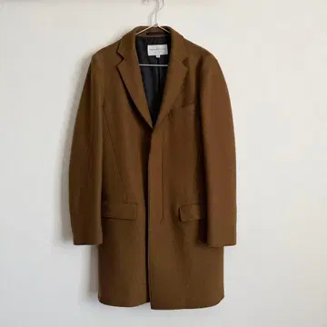 새상품급 TOMORROWLAND 투모로우랜드 니트 멜톤 체스터 코트