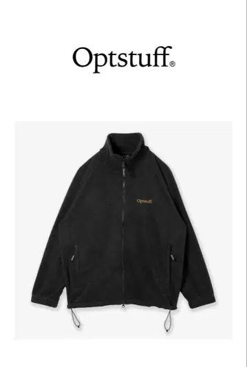Optstuff 블랙 플리스 자켓 M